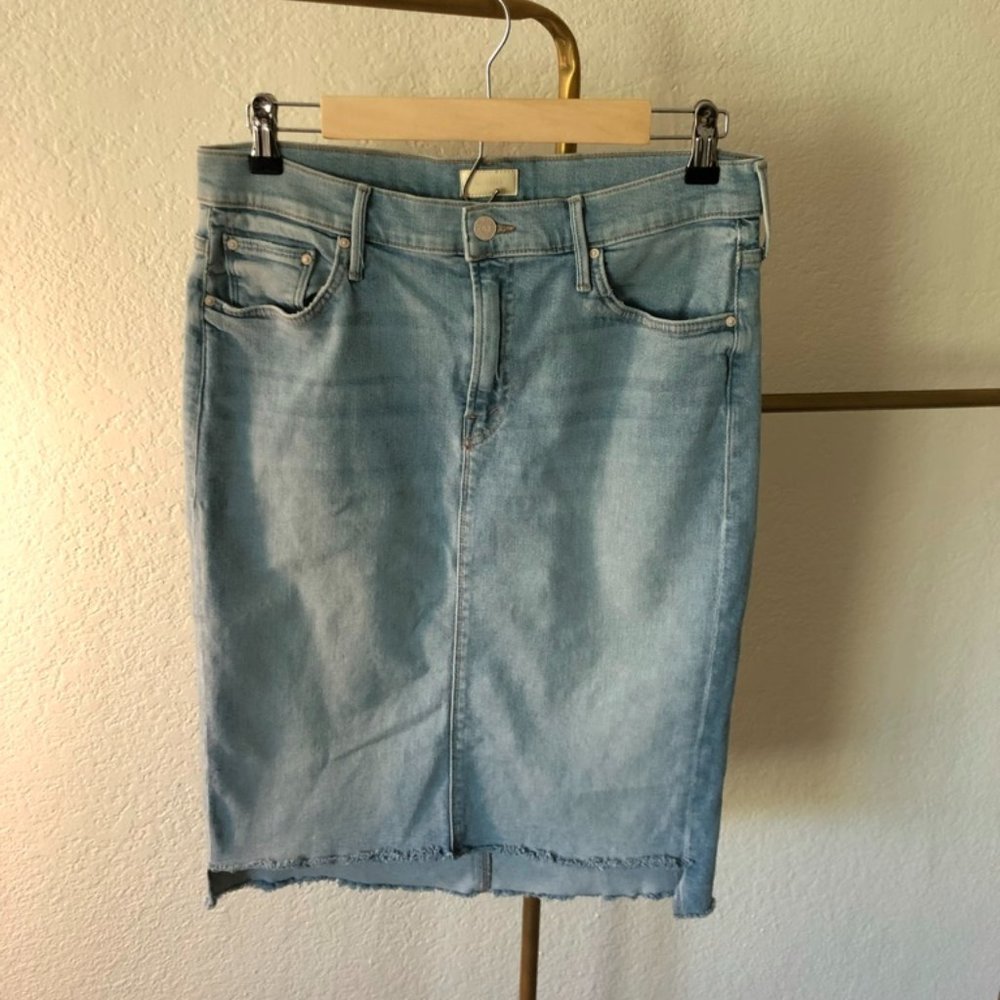 Mother Jean Denim Skirt